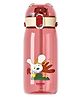 FunBlast Anti-Leak Rabbit Print Water Bottle with Sipper - 550 ML