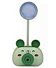 FunBlast Rechargeable LED Desk Table Lamp With Pen Holder And Sharpener Bear Design - Green