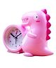 FunBlast Twin Bell Dino Alarm Clock - (Pink)