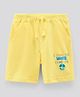 Bonfino Shorts With Cord Placement Print - Yellow