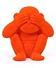 Rubbabu Apes of Wisdom Monkey Figures Pack of 3 -  Red Blue
