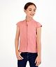 Primo Gino Half Sleeves Solid Shirt - Pink