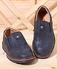 Cute Walk by Babyhug Slip On Formal Shoes Stitched Design - Blue