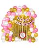 Bubble Trouble Birthday Decoration Kit for Girls Pink - Pack of 34