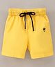 JASH KIDS Knee Length Bermuda - Yellow