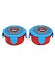 Marvel Lunch Box Spider Man Print Pack of 2 - Blue & Red 