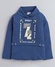 Polka Tots Full Sleeves Text & Number Print Tee - Navy Blue