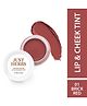 Just Herbs 3 In 1 Eye Lip and Cheek Tint with Jojoba Oil & Vitamin E for Deep Moisturizing & Nourishing Brick Red - 4 g