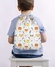 Baby of Mine Animal Face Print Drawstring Bag - Multicolour