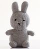 Pluchi Bobby Bunny Soft Toy Grey - Height 20 cm