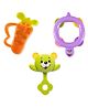 Ratnas Happy Baby Rattle Set of 4 Pieces - Color & Design  May Vary