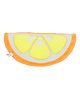 Ultra Plush Half Orange Cushion - Yellow