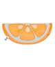 Ultra Plush Half Orange Cushion - Orange