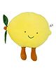 Ultra Plush Lemon Stuffed Pillow - Yellow