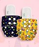 Deedry Cloth Diapers Reusable, Adjustable with Snap Buttons & comes with Insert  - Pack of 2