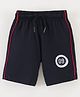 Grab It Shorts With Drawstring Numeric 09 Print - Navy Blue