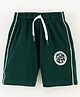 Grab It Knee Length Shorts Printed - Bottle Green