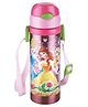 Disney Princess Vacuum Sipper Bottle Pink 450 ml (Color & Print May Vary)