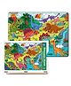 MiniLeaves Jungle Dinosaurs Wooden Jigsaw Puzzles - 48 Pieces