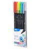 Deli Fineliner Ink Pen Pack Of 6 - Multicolour