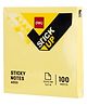 Deli Adhesive Bright Colour Sticky Notes - Yellow