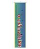 Right Gifting Satin Removable Height/Growth Measurement Wall Hanger - Multicolor