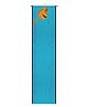Right Gifting Satin Removable Height/Growth Measurement Wall Hanger - Blue