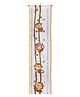 Right Gifting Satin Removable Height/Growth Measurement Wall Hanger - Multicolor
