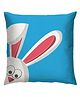 Right Gifting Satin Cushion Cover With Zipper Closure For Kids - Blue