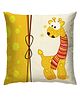 Right Gifting Satin Cushion Cover With Zipper Closure For Kids - Multicolor