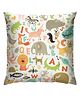 Right Gifting Satin Cushion Cover With Zipper Closure For Kids - Multicolor