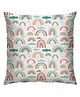 Right Gifting Satin Cushion Cover With Zipper Closure For Kids - Cream