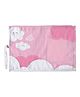 Right Gifting Digital Printed Satin Fabric Kids Meal Mat With Pocket For Cutleries - Pink