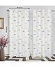 Right Gifting Digital Printed Eyelet Long Door Curtain For Kids Room - Pack Of 2