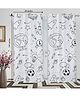 Right Gifting Digital Printed Eyelet Long Door Curtain For Kids Room - Pack Of 2