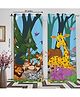 Right Gifting Digital Printed Eyelet Long Door Curtain For Kids Room - Pack Of 2