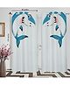 Right Gifting Digital Printed Eyelet Long Door Curtain For Kids Room - Pack Of 2