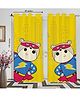 Right Gifting Digital Printed Eyelet Long Door Curtain For Kids Room - Pack Of 2
