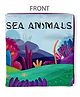 Right Gifting Satin Fabric Sea Animals Cloth Book- English