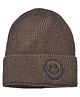Momisy Smile Design Winter Cap Solid Brown- Diameter 16 cm-  Diameter- 50.24 cm