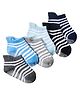 MOMISY Anti Slip Trainer Socks Striped - Multicolor