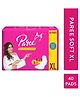 Paree Soft & Rash Free Comfort Extra Large Sanitary Pads  With 3 Seconds Absorption For Heavy Flow - 40 Pads