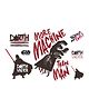 ORKA Darth Vader Digital Printed Wall Decal - MulticolorOrka