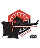 Orka Kylo Ren Digital Printed Wall Decal - Black Red
