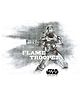Orka Flame Trooper Digital Printed Wall Decal - Grey