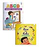 ABCD Alphabet Colouring Book and Keen Little Kuku Bedtime Story Book Pack of 2 - English