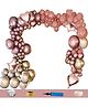 Shopperskart Baby Birthday Party Decorations Combo Pink - Pack of 68