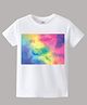 KAVEE 100% Cotton Biowashed Half Sleeves Holi Tee - White