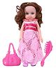 Toyshine Fashion Beauty Doll with Make Up Accessory Pink - Height 30 cm