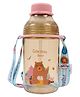 Toyshine Tritan Water Bottle With Straw Beige - 400 ml